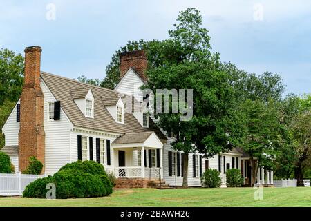 Colonial Williamsburg coke-Garrett House. Foto Stock