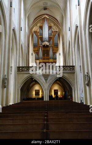 Sankt Jakob-Kirche, Rothenburg ob der Tauber, Bayern, Deutschland Foto Stock