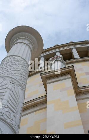 Il Befreiungshalle (Sala di Liberazione) di Kelheim, costruito dal re di Baviera Ludovico i dopo la vittoria su Napoleone, Baviera/Germania Foto Stock