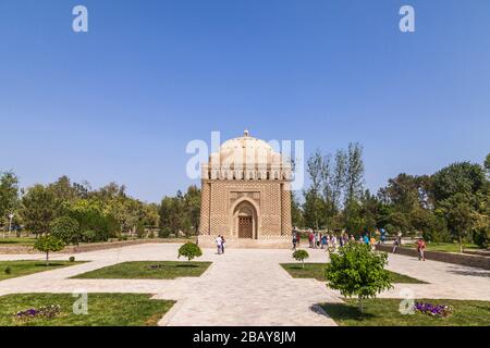 Mausoleo Ismail Samani, Bukhara, Buchara, Uzbekistan, Asia centrale, Asia Foto Stock