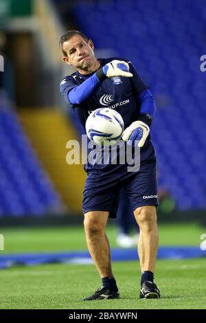 John Vaughan, allenatore portiere della città di Birmingham Foto Stock