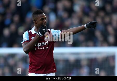 Modibo Maiga del West Ham United celebra il punteggio del secondo obiettivo del gioco Foto Stock