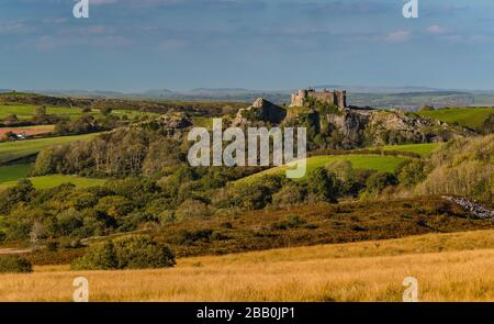 Careg Cennen Castle Foto Stock