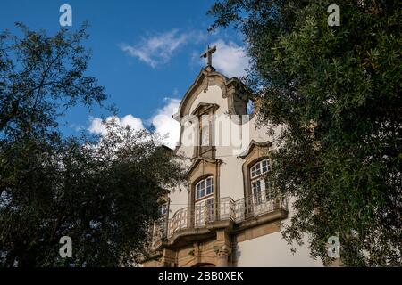 Igreja Matriz de COJA chiesa a Côja, Portogallo, Europa Foto Stock