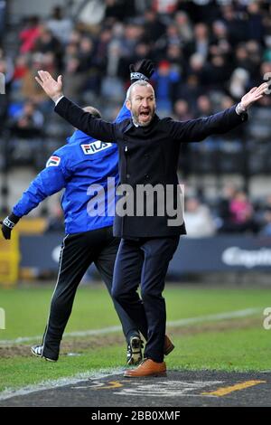 Il responsabile della contea di Notts Shaun Derry fa appello a una pena. Foto Stock
