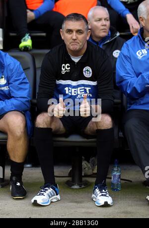 Owen Coyle, direttore di Wigan Athletic Foto Stock