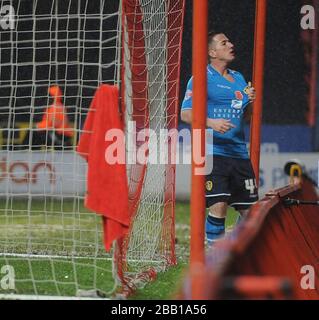 Ross McCormack del Leeds United celebra il punteggio del suo primo obiettivo Foto Stock