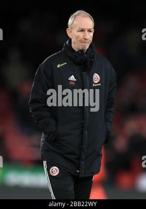 Sheffield Regno assistant manager Alan Knill Foto Stock