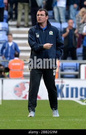 Responsabile Gary Bowyer, Blackburn Rovers. Foto Stock