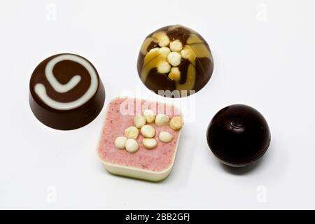 Hotel Chocolat cioccolatini di lusso fatti a mano Foto Stock