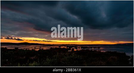Estuario di Loughor Foto Stock