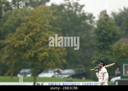 Stephen Parry del Lancashire in azione Foto Stock