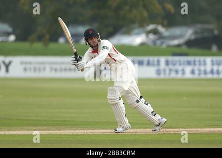 Stephen Parry del Lancashire in azione Foto Stock