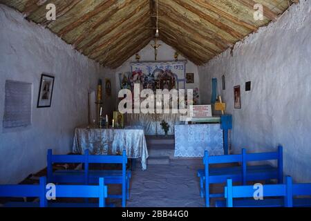 Chruch in Bolivia rurale Foto Stock