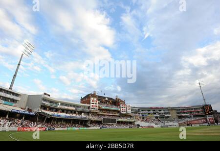 Una vista del cielo sopra il Kia Oval Foto Stock