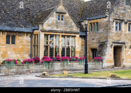 Cotswold pietra edificio, Inghilterra, Regno Unito Foto Stock