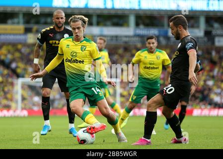 Norwich City's Todd Cantwell in azione Foto Stock