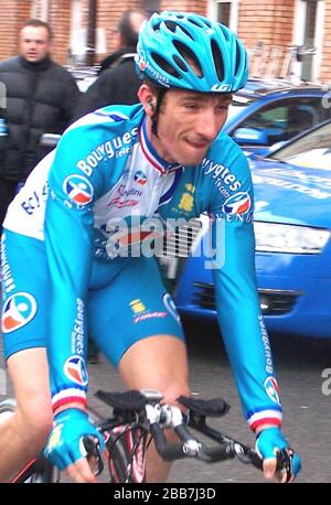 Didier Rous di Bouygues Telecom durante la Parigi - Nizza 2006, Prologo gara ciclistica, Issy-les-Moulineaux (4,8 km) il 05 marzo 2006 a Issy-les-Moulineaux, Francia - Foto Laurent Lairys / DPPI Foto Stock