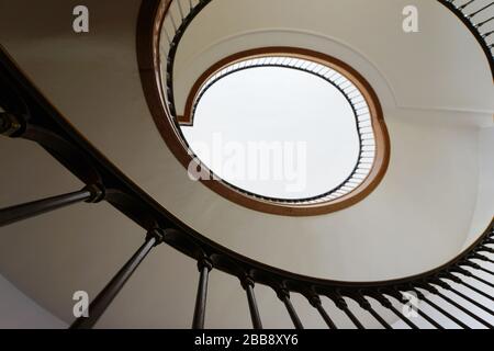 Wendeltreppe, Neuss, Nordrhein-Westfalen, Germania Foto Stock