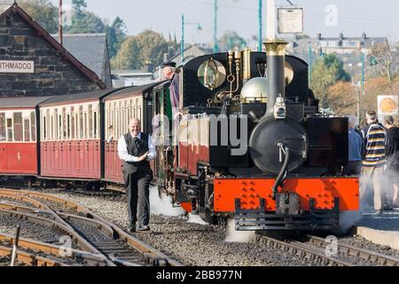 La Ferrovia Festiniog nel 2010 Foto Stock