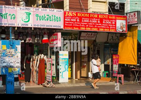 South Pattaya Road, Pattaya City, Tailandia, Asia Foto Stock