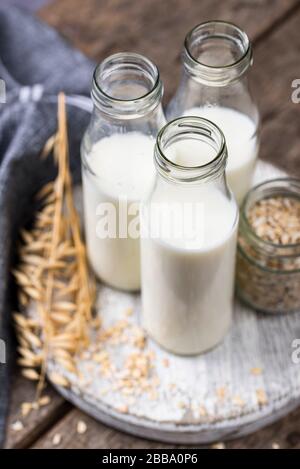 Latte di grano saraceno senza lattosio Foto Stock
