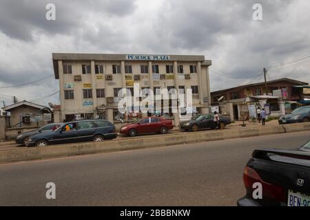 Il virus di Conora AKA COVID19 causa l'arresto di affari e di mercato in Africa Foto Stock