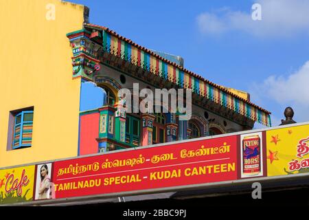 Curbau Road,Little India District,Singapore,Asia Foto Stock