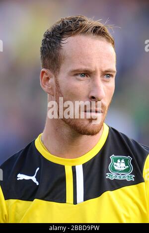 Jake Cole, portiere di Plymouth Argyle Foto Stock