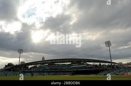 Una vista del cielo sopra il Kia Oval Foto Stock