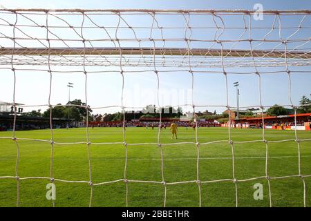 Vista generale della partita tra Alfreton Town e Birmingham City Foto Stock