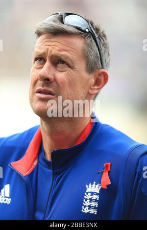 L'allenatore inglese Ashley Giles Foto Stock