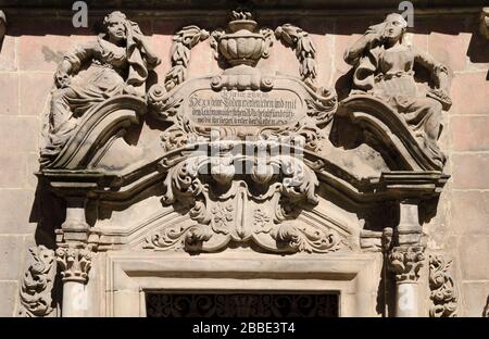 Altstadt Quedlinburg, Sachsen-Anhalt, Deutschland, Harz, Deutschland Foto Stock