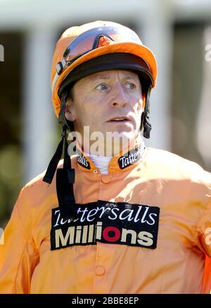 Kieron Fallon, Jockey Foto Stock