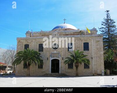 Chiesa di San Tito, situata a Heraklion, Creta, Grecia. Concetto: Religione ortodossa. Foto Stock