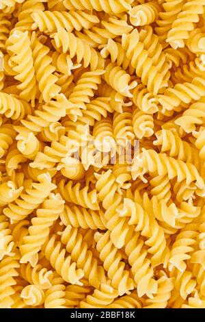 Raccolta di pasta fusilli a spirale singoli elementi Foto Stock