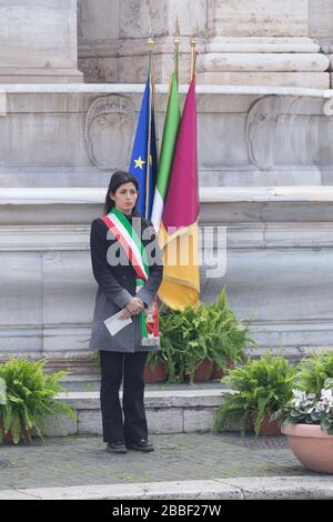 Roma, Italia. 31st Mar, 2020. Sindaco di Roma, Virginia Viaggi (Foto di Matteo Nardone/Pacific Press) credito: Pacific Press Agency/Alamy Live News Foto Stock