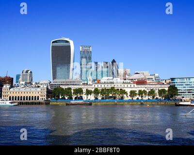 Vista della «Città», nella Grande Londra Foto Stock