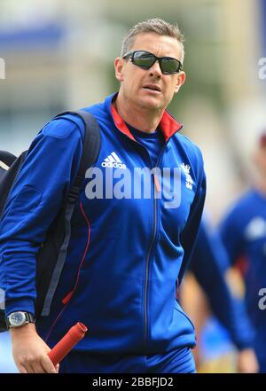 L'allenatore inglese Ashley Giles Foto Stock