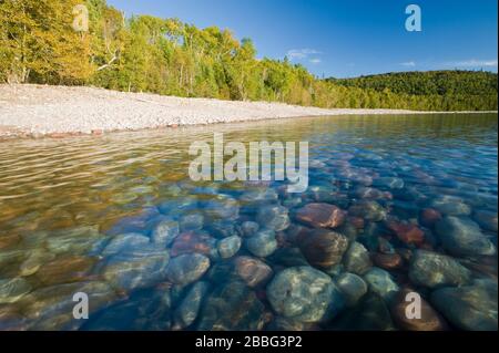 Gargantua Bay, Lago Superior parco provinciale, Ontario, Canada Foto Stock