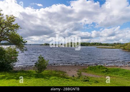 Lough Leane - Lago Leane - sul Ring di Kerry a Killarney Irlanda Foto Stock