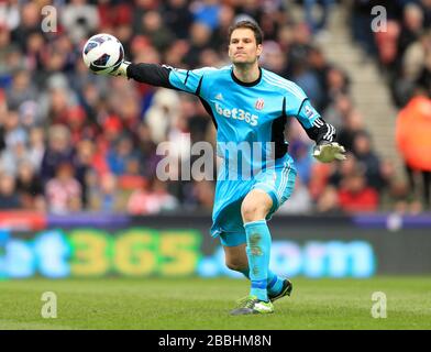 Stoke City portiere Asmir Begovic Foto Stock