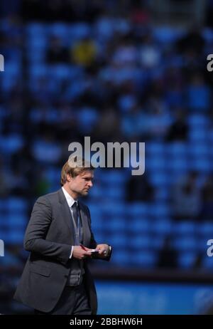 Il responsabile della città di Coventry Steven Pressley Foto Stock