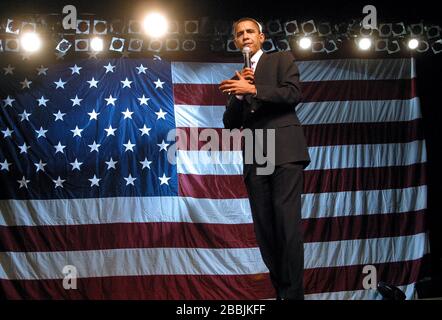 Barack Obama alla PHILADELPHIA KICK-off tenuto presso la fabbrica elettrica il 22 maggio 2007. Credito: Scott Weiner / MediaPunch Foto Stock