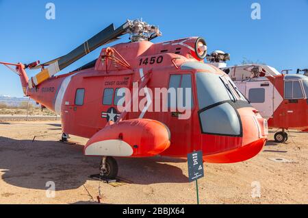 Elicottero Sikorsky HH-52a di salvataggio della Guardia Costiera degli Stati Uniti 1960-1989 Foto Stock