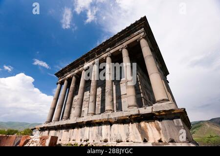 Il Tempio di Garni, il Tempio di Garni, è precristiano, il dio del Sole Armeno, il tempio di Mihr, la provincia di Kotayk, Armenia, Caucaso, Asia Foto Stock