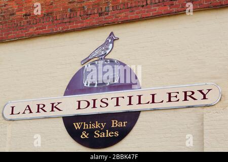 Distilleria Lark, Hobart, Tasmania Island, Australia Foto Stock