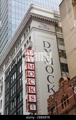 Negozio di Dymocks su George Street, Central Business District, Sydney, nuovo Galles del Sud, Australia Foto Stock