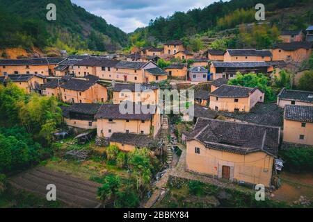 Paesaggio naturale del villaggio tradizionale e storico della Cina Foto Stock