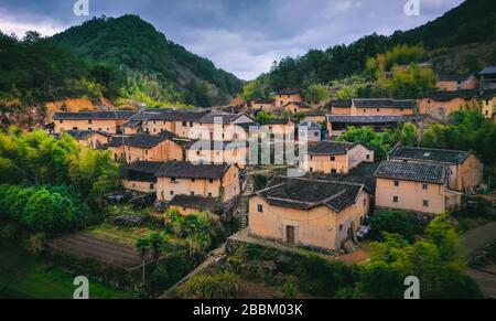 Paesaggio naturale del villaggio tradizionale e storico della Cina Foto Stock